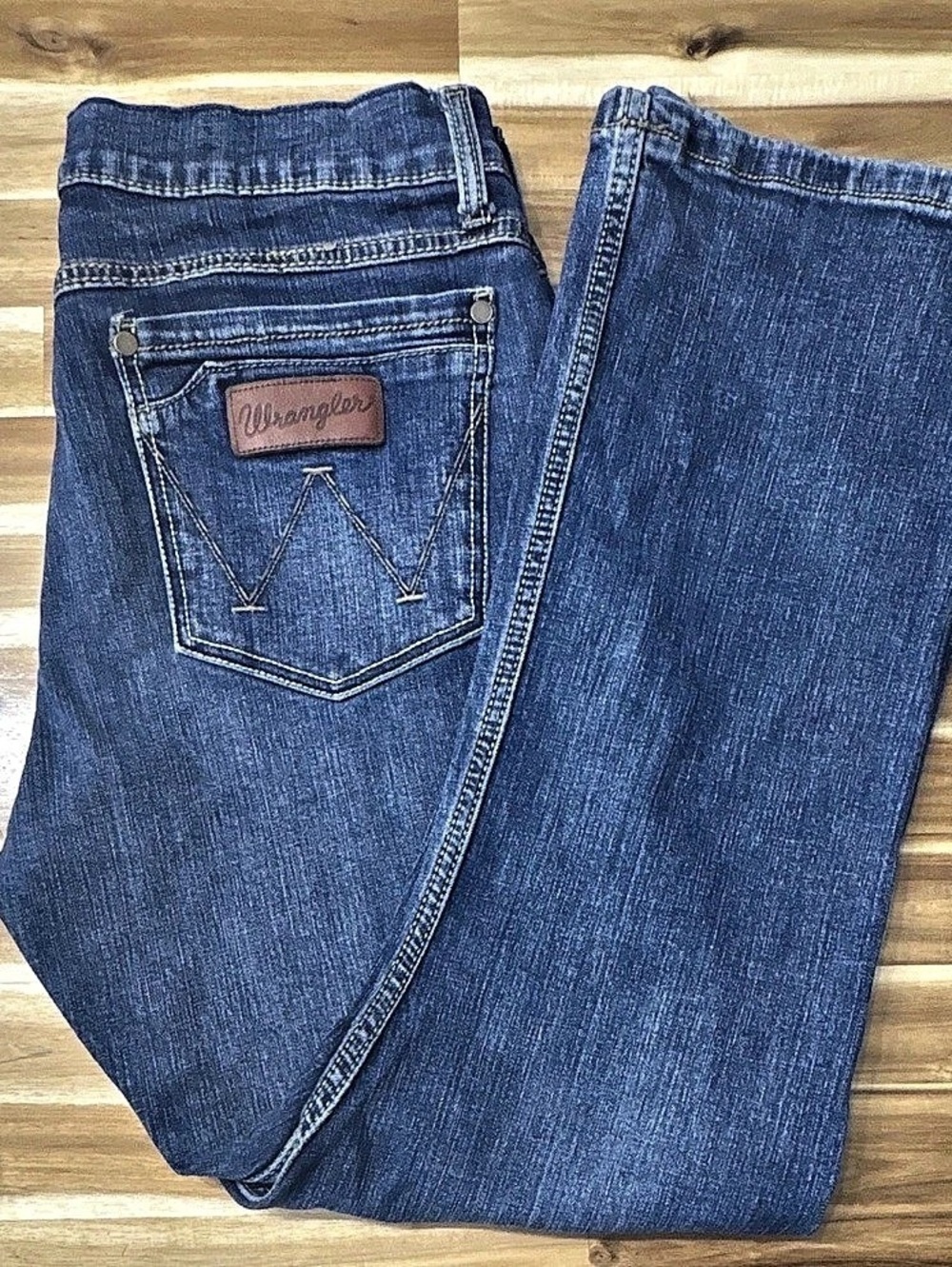 Wrangler Retro Slim Boot Slim Boot Jeans Blue Waist 33 x 30